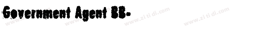 Government Agent BB字体转换